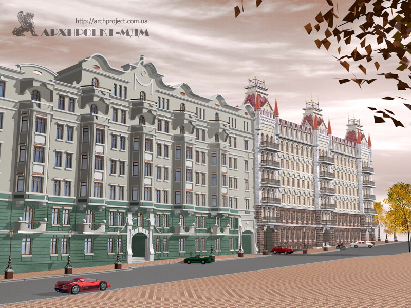 Residential buildings, Sabansky per., 2, 4